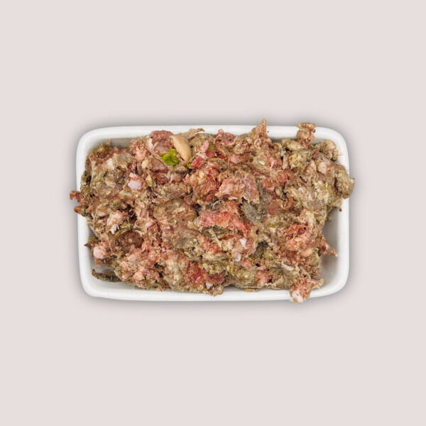 Raw Complete Minced Beef With Vegetables & Fruit With Bone & Offal 500g