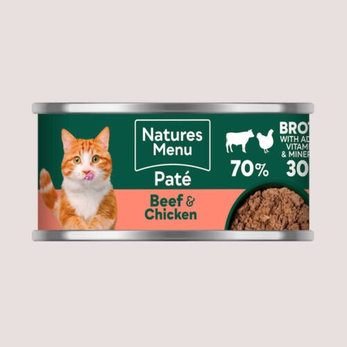 Natures Menu Beef & Chicken Cat Food 85g
