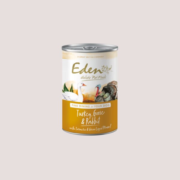 Eden Turkey, Goose & Rabbit Dog Food 395g
