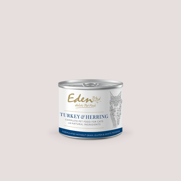Eden Turkey & Herring Cat Food 200g