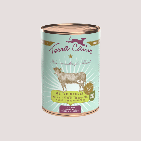 Terra Canis Veal With Parsley Root, Mango & Blackcurrant Grain-free 400g