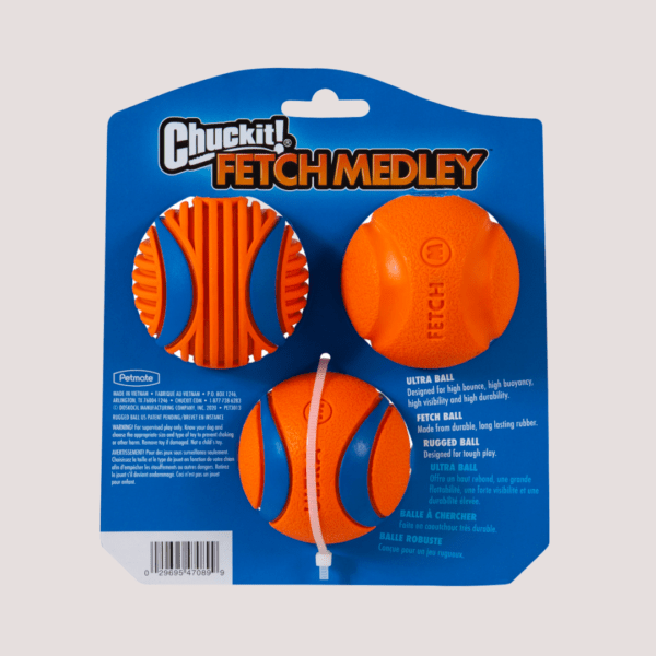 Chuckit! Fetch Medley Gen 3 Medium 3pk