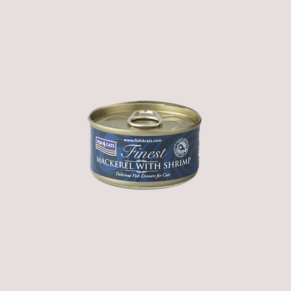 Fish4Cats Mackerel With Shrimp 70g
