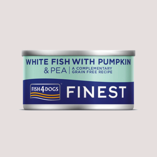 Fish4Dogs Whitefish with Pumpkin & Peas Topper 85g