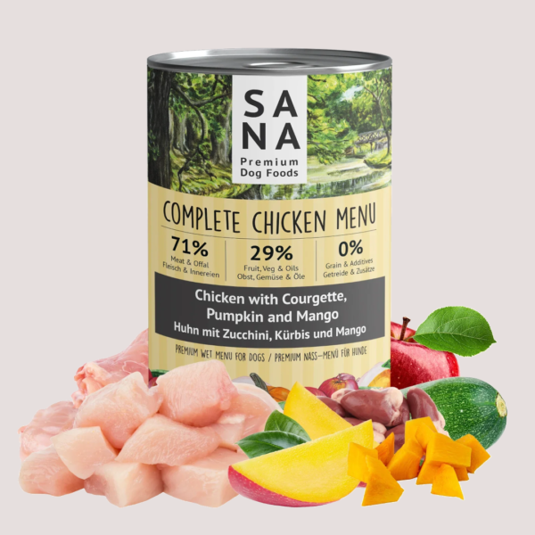 SANA Chicken Wet Dog Food 400g