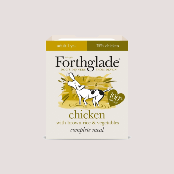 Forthglade Chicken With Brown Rice 395g