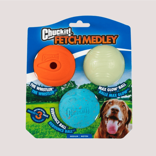 Chuckit! Fetch Medley Assorted Medium 3pk