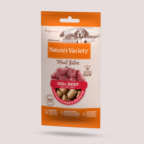 Nature's Variety Freeze Dried Beef Meat Bites 20g