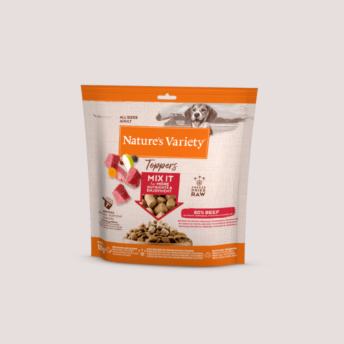 Nature's Variety Freeze Dried Beef Topper 120g