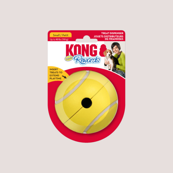 KONG Rewards Tennis Ball Dog Treat Dispenser