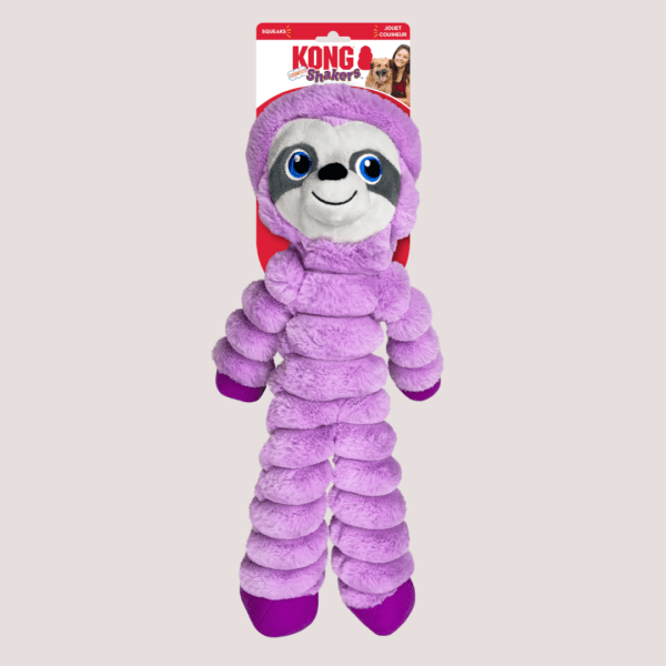 KONG Shakers Crumples Sloth Dog Toy
