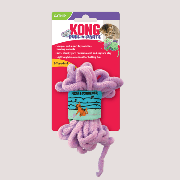 KONG Pull-A-Partz Yarnz Cat Toy