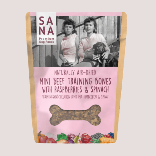 SANA Beef With Raspberries & Spinach Bones 100g