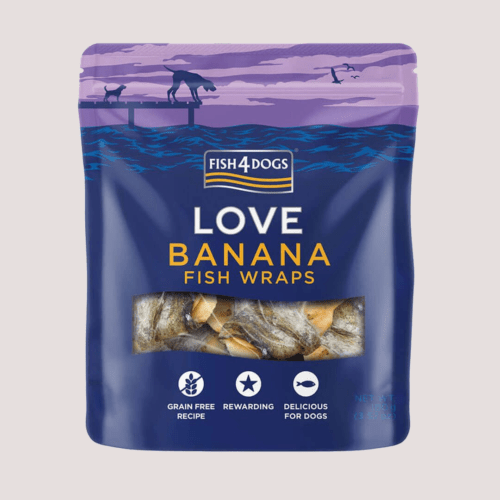 Fish4Dogs Banana & Fish Skin Wrap