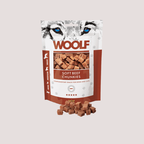 Woolf Soft Beef Chunkies 100g