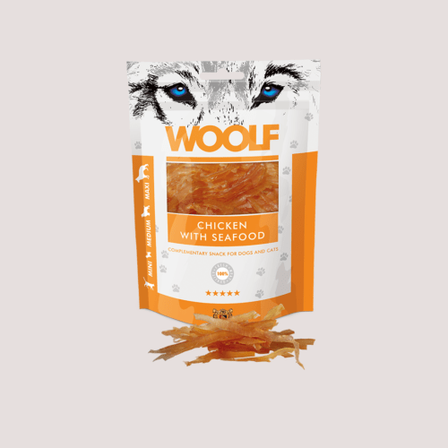 Woolf Chicken With Seafood 100g