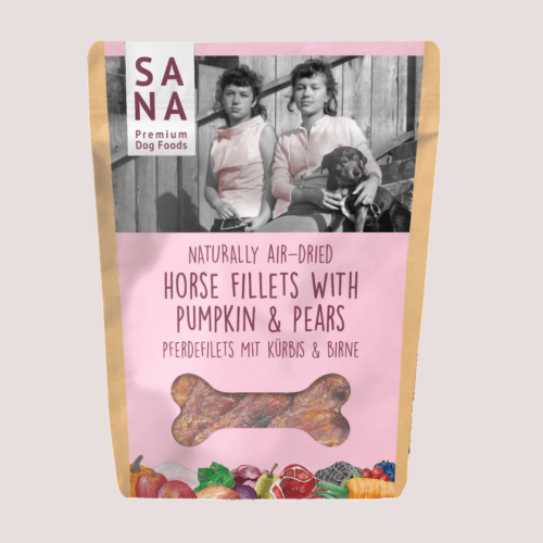 SANA Horse With Pumpkin & Pear Slices 100g