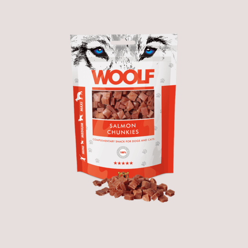 Woolf Salmon Chunkies 100g
