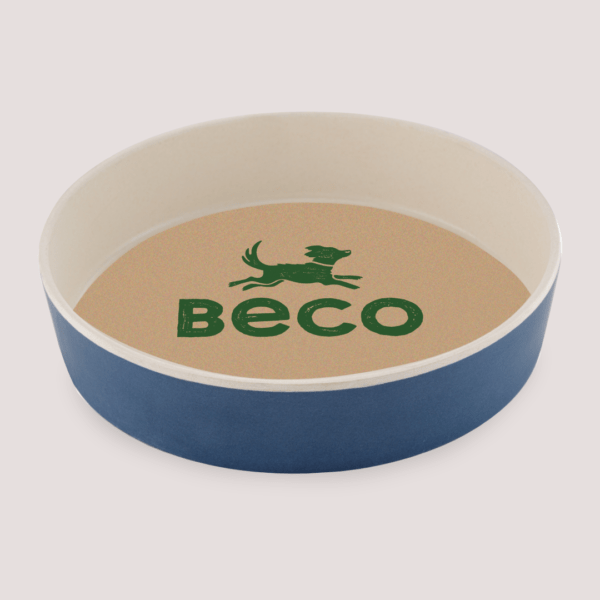 Beco Cat Bamboo Bowl Midnight