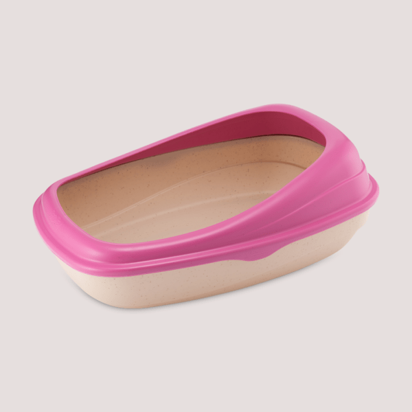 Beco Cat Litter Tray Pink
