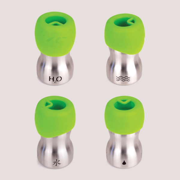 K9 H2O Small Brushed Aluminium Pet Water Bottles