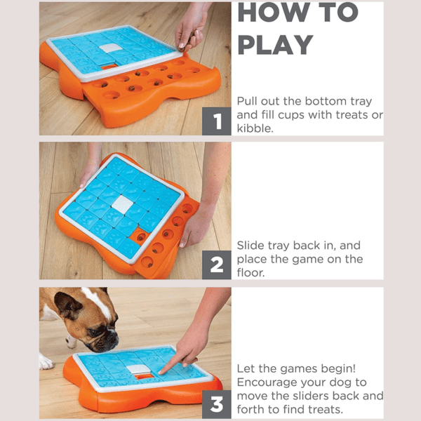 Outward Hound Nina Ottosson Slider Level 3 Dog Puzzle