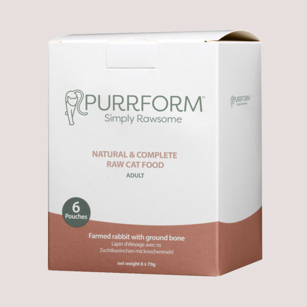 Purrform Rabbit & Ground Bone Raw Cat Food