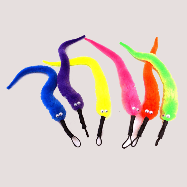 Purrs In Our Hearts Wiggly Worm Clip On