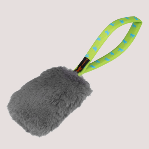 Tug-E-Nuff Faux Fur Pocket Squeaky