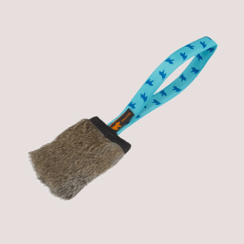 Tug-E-Nuff Rabbit Skin Pocket Squeaker