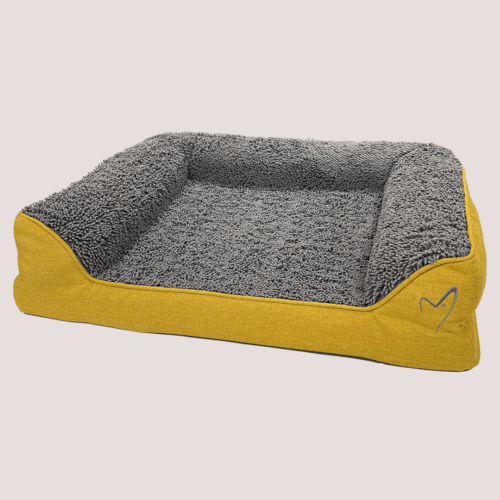 Gorpets Noodle Memory Foam Pet Bed Grey