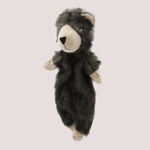 Tyrol Fuzz Bear - Low Stuffing Dog Toy