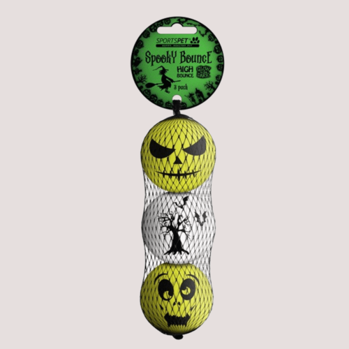 SportsPet Spooky High Bounce Glow Balls