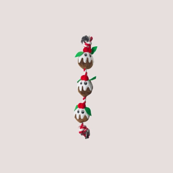 Happy Pet Christmas Pudding Rope Toy