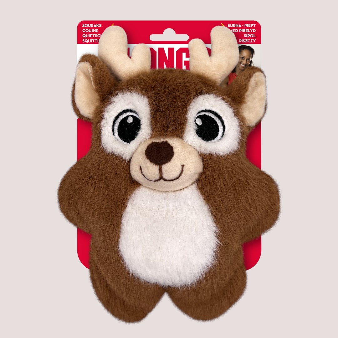 KONG Snuzzles Reindeer Dog Toy