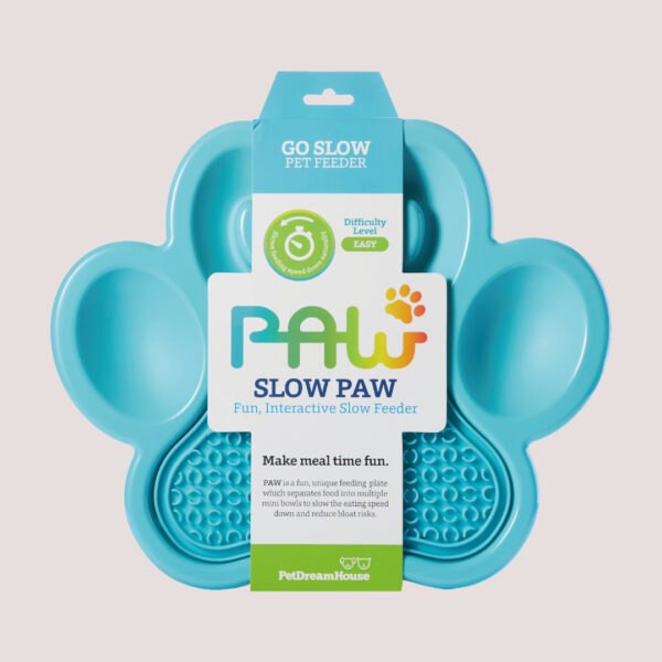 PetDreamHouse Paw Slow Feeder With Pad