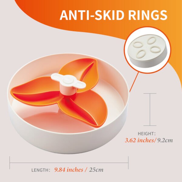 PetDreamHouse Spin Feeder Orange