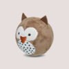 PetFace Round Owl Plush Ball