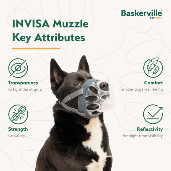 Company Of Animals Baskerville INVISA Dog Muzzle