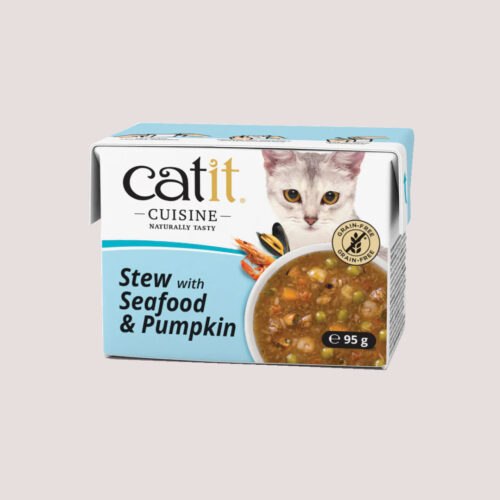 Catit Seafood with Pumpkin Cat Stew