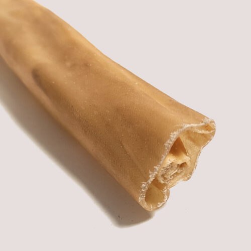 Dried Goat Rolled Skin For Dogs 50cm
