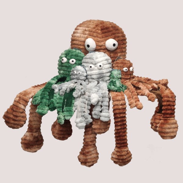 Gorpets Bobble Octopus Plush Dog Toy
