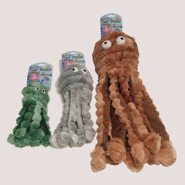 Gorpets Bobble Octopus Plush Dog Toy
