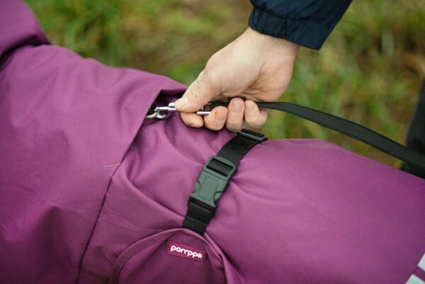 Pomppa Perus Waterproof Dog Coat With Harness Opening