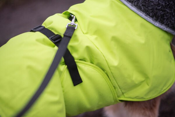 Pomppa Perus Waterproof Dog Coat With Harness Opening