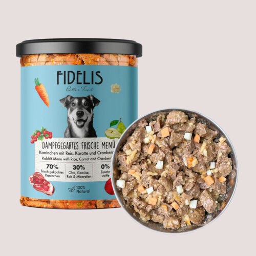 Fidelis Rabbit With Rice, Carrot & Cranberries 800g