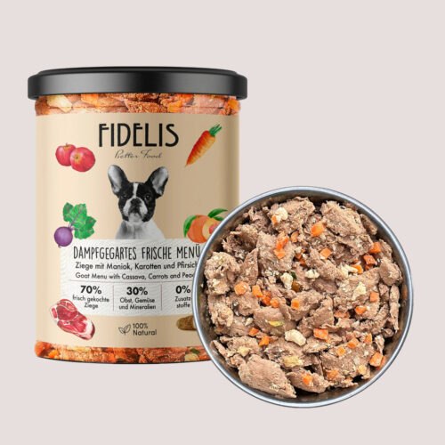 Fidelis Goat With Cassava, Carrots & Peach