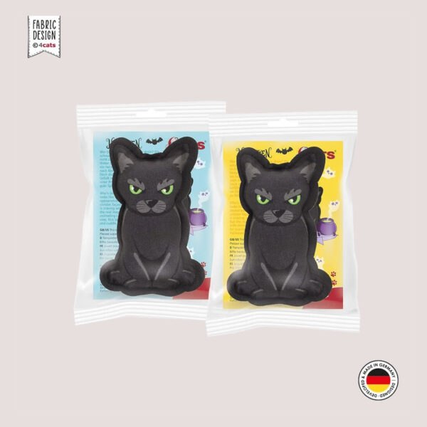 4Cats Catnip Black Cat Pillow