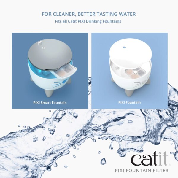 Catit Pixi Water Fountain Replacement Filter 3pk