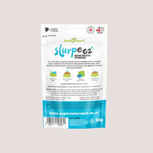 Supernature Slurpeez Beef Bone Broth Powder 60g